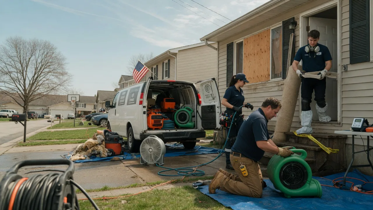Water Damage Restoration in Iowa City, IA near me
